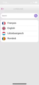 MobiDiff App Languages